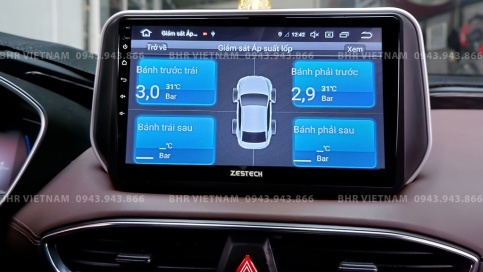 Màn hình DVD Android xe Hyundai Santafe 2021 - nay | Zestech Z800 Pro+